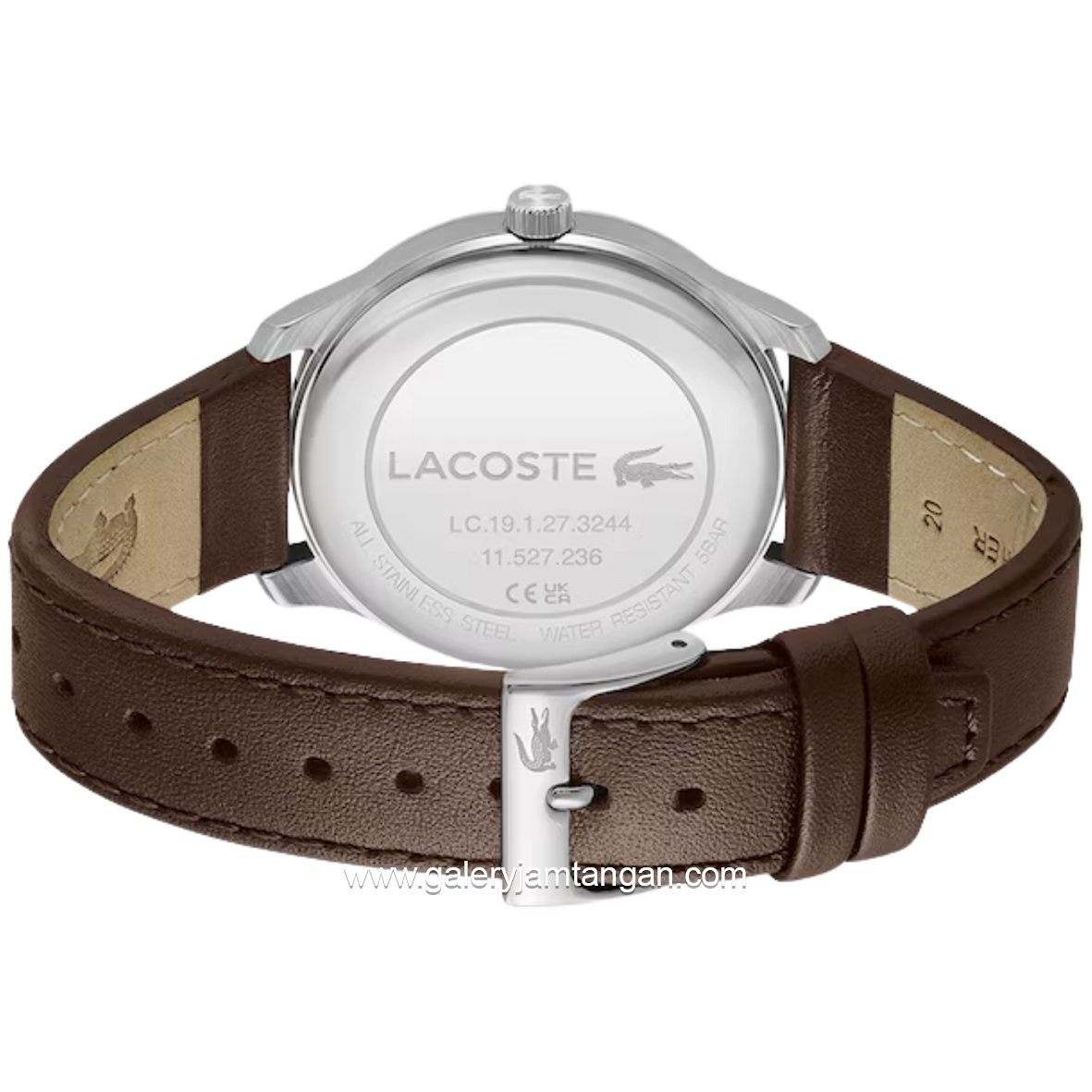 LACOSTE LISBON 2011477 Brown Leather Strap
