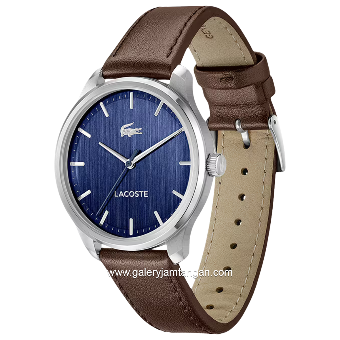 LACOSTE LISBON 2011477 Brown Leather Strap