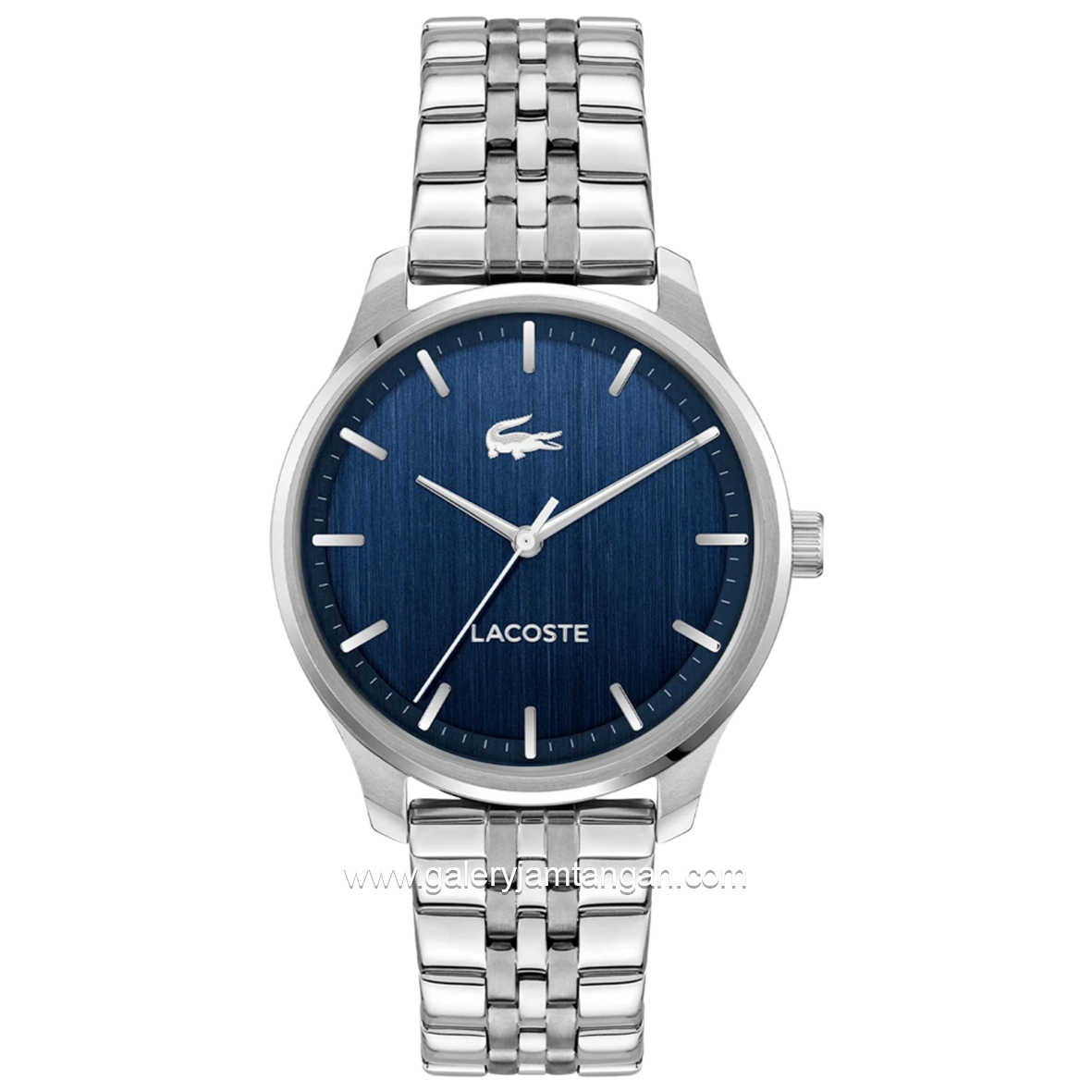 LACOSTE LISBON 2011478 Silver Stainless Steel Strap