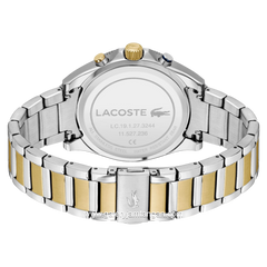 LACOSTE MAINSAIL 2011481 Silver Combi Gold Dial Blue Stainless Steel Strap