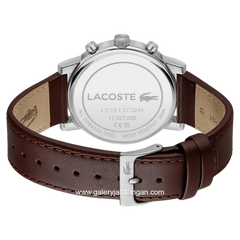 LACOSTE REPLAY 2011486 Brown Dial White Leather Strap