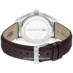 LACOSTE 2011489 Boston Navy Leather Strap