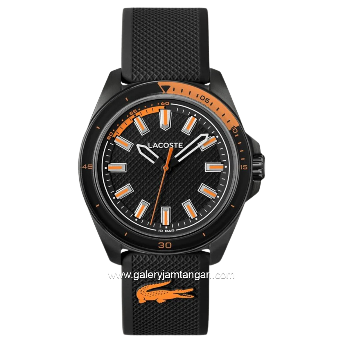 LACOSTE CAPBRETON 2011495 Black Silicon Strap