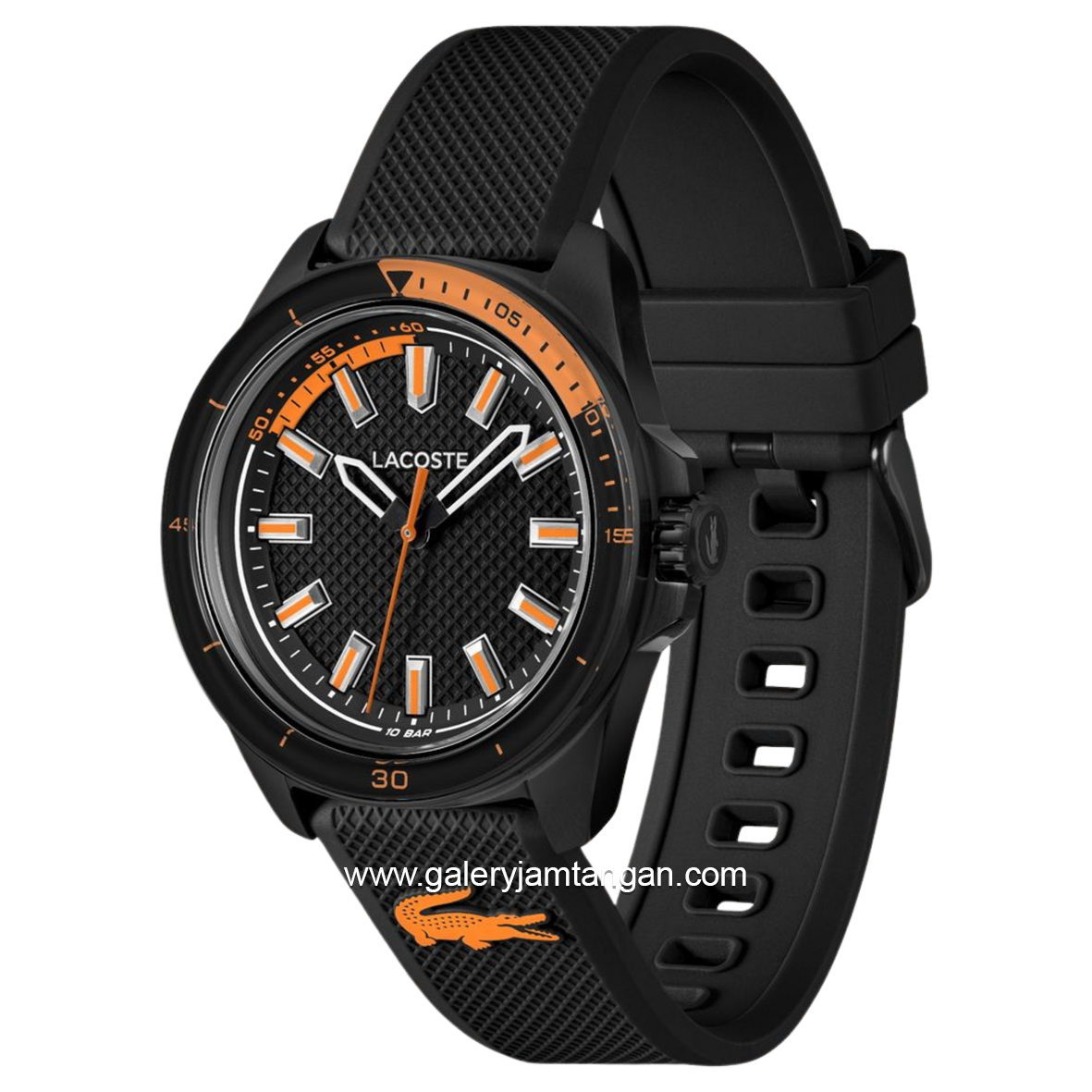 LACOSTE CAPBRETON 2011495 Black Silicon Strap