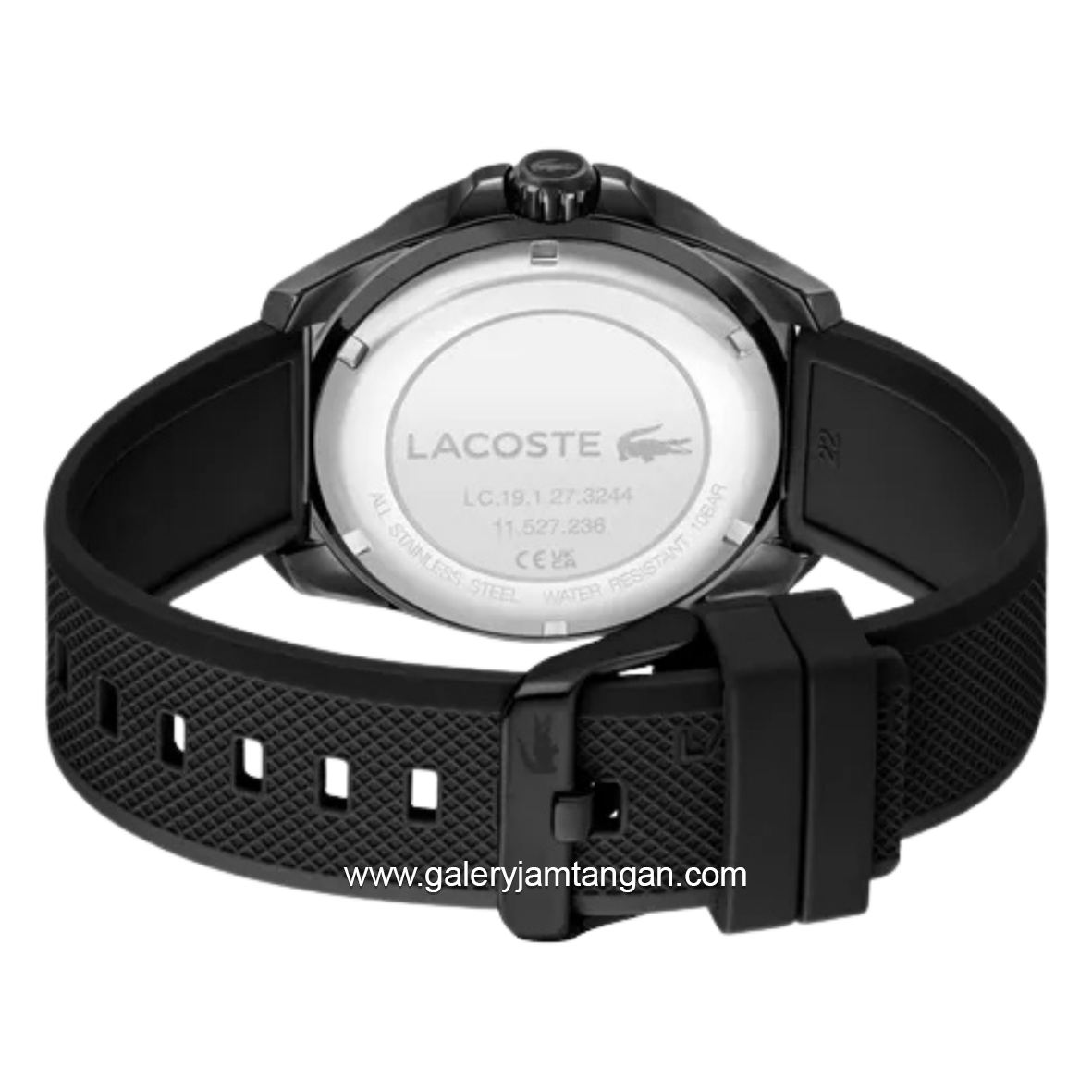 LACOSTE CAPBRETON 2011495 Black Silicon Strap