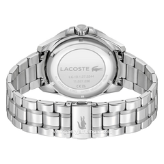 LACOSTE CAPBRETON 2011496 Silver Dial White Stainless Steel Strap