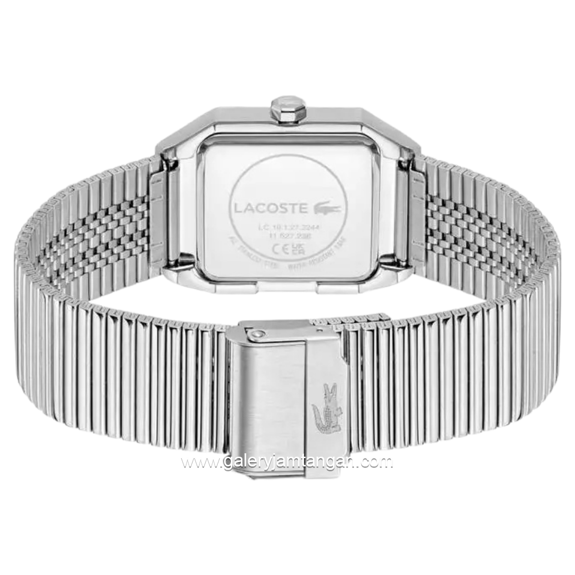 LACOSTE RENE 2011501 Silver Stainless Steel Strap