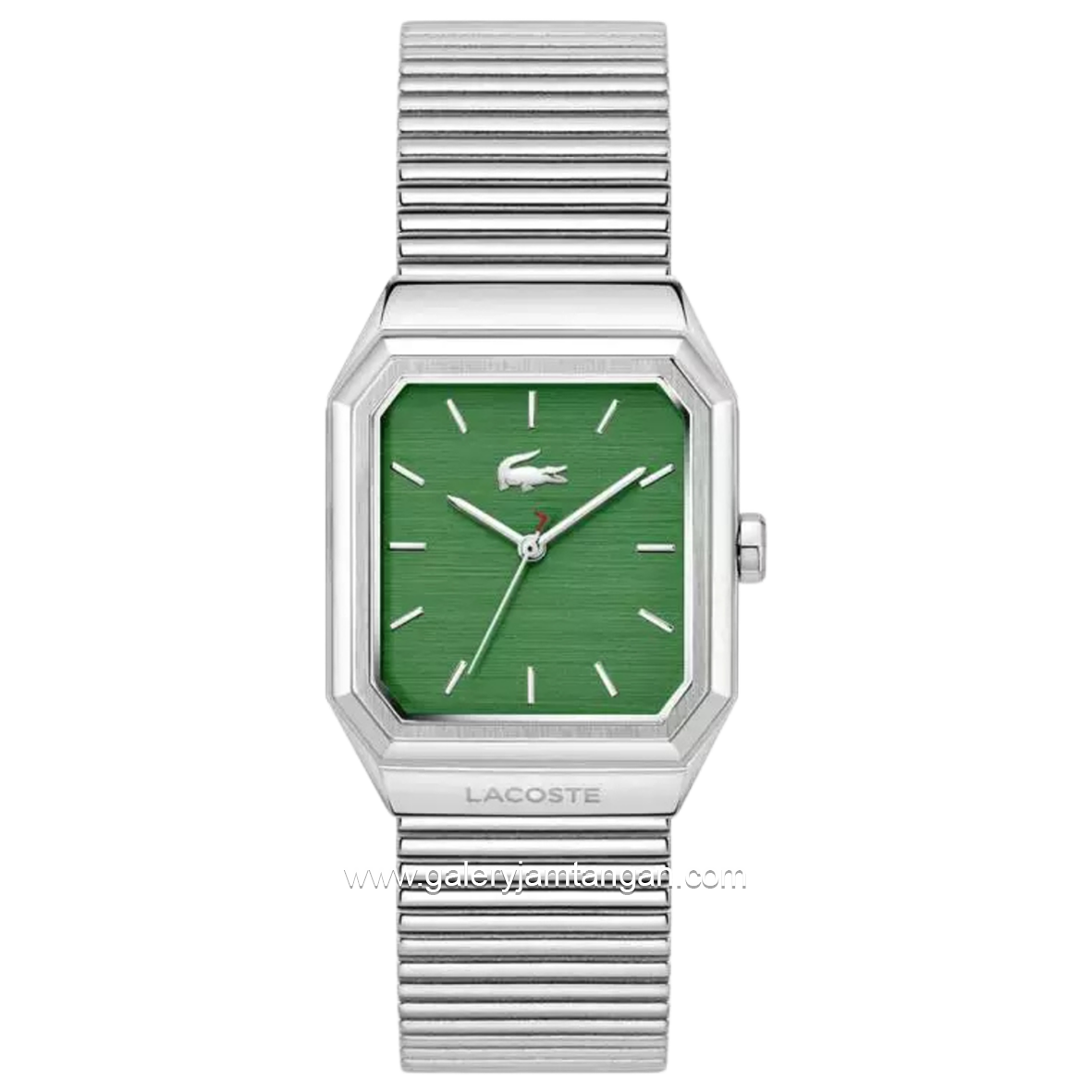 LACOSTE RENE 2011501 Silver Stainless Steel Strap