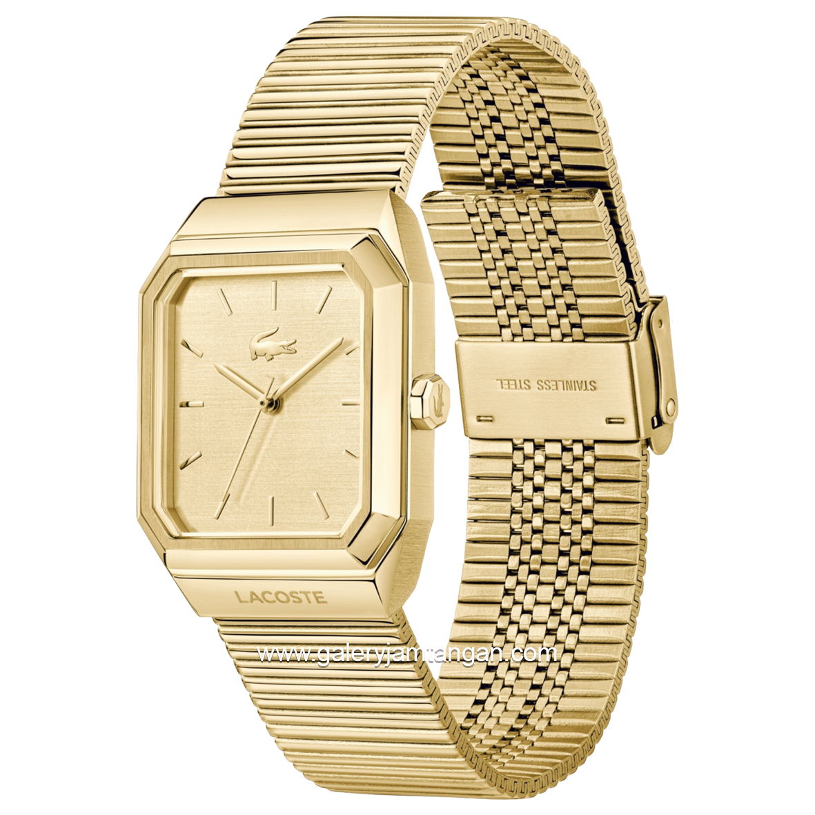 LACOSTE RENE 2011502 Gold Stainless Steel Strap