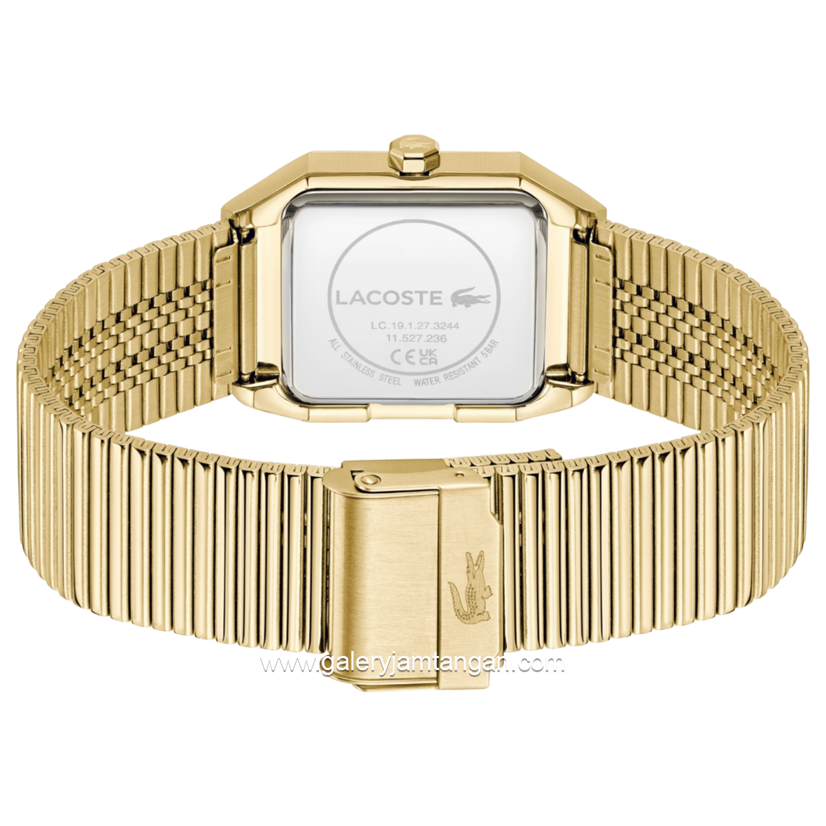 LACOSTE RENE 2011502 Gold Stainless Steel Strap