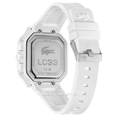 LACOSTE 2011506 LC33 SQUARE White Silikon Strap