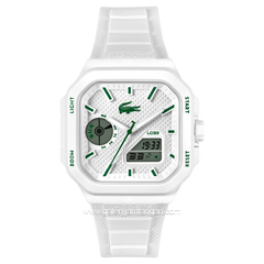 LACOSTE 2011506 LC33 SQUARE White Silikon Strap