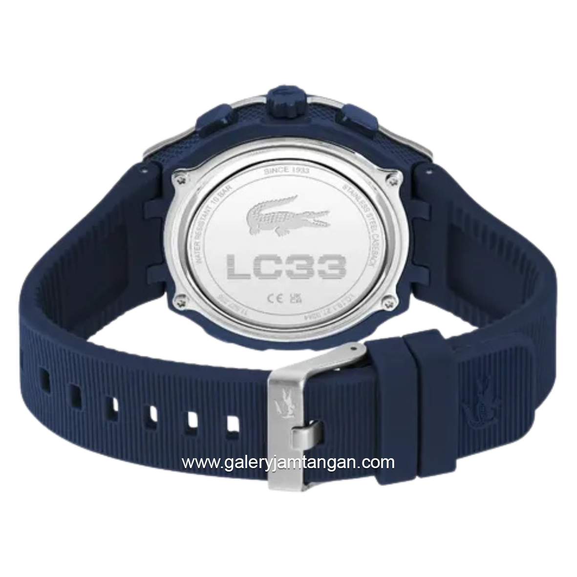 LACOSTE LC33 BETTER 2011515 Blue Dial White Silicone Strap