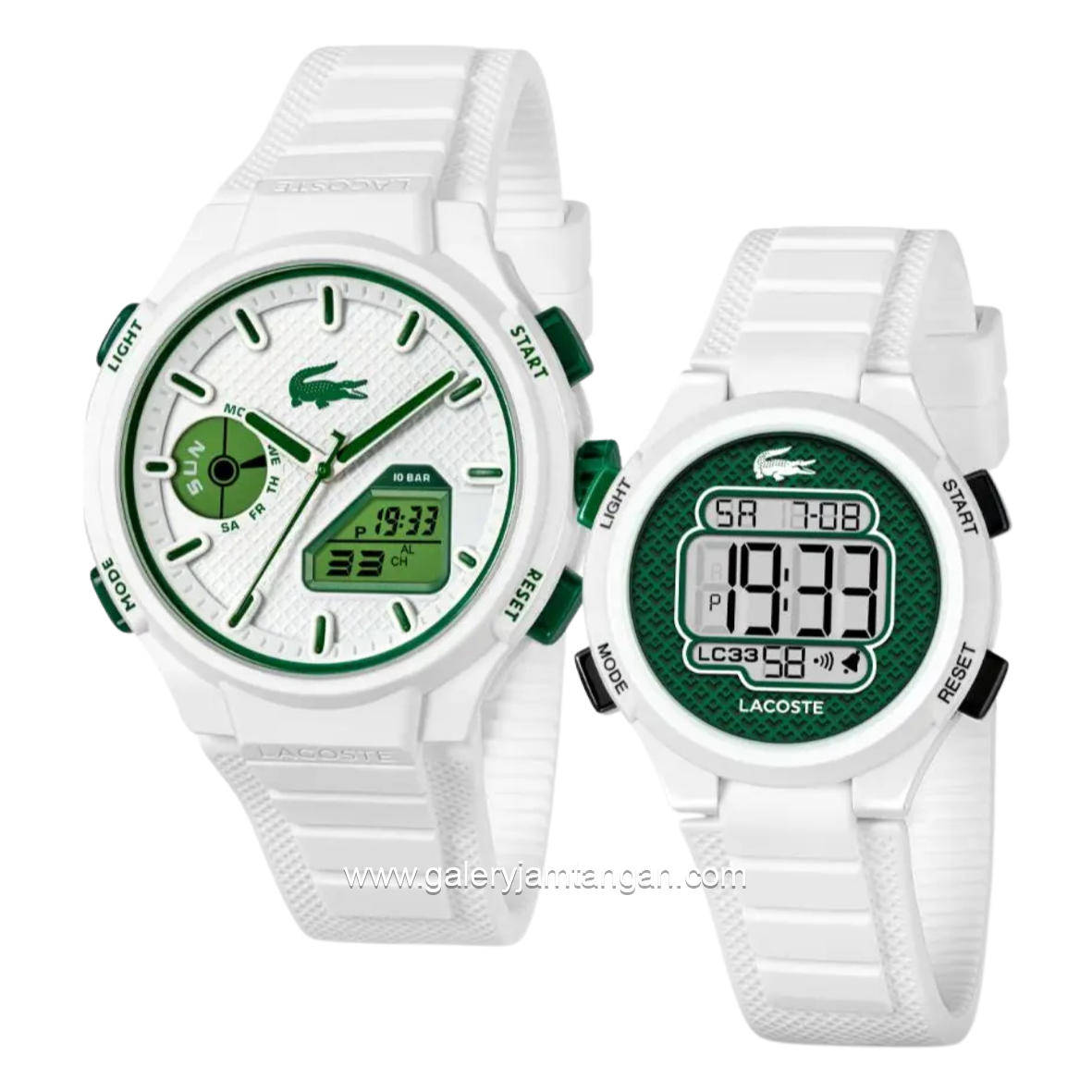 LACOSTE 2070064 GIFT SET White Silicone Strap