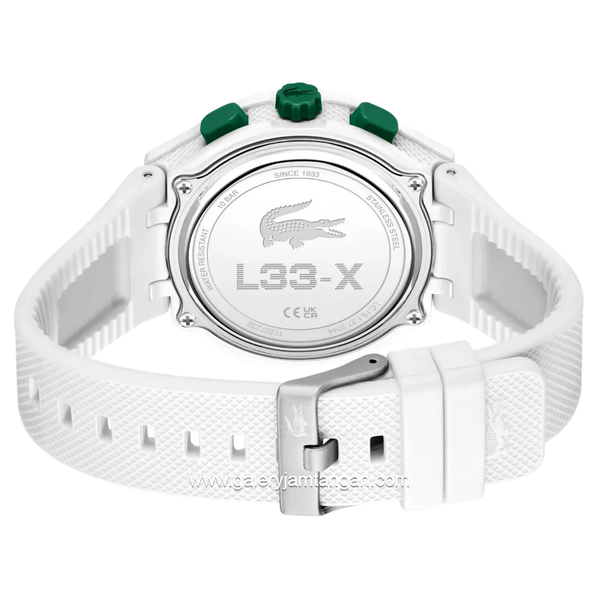 LACOSTE 2070064 GIFT SET White Silicone Strap