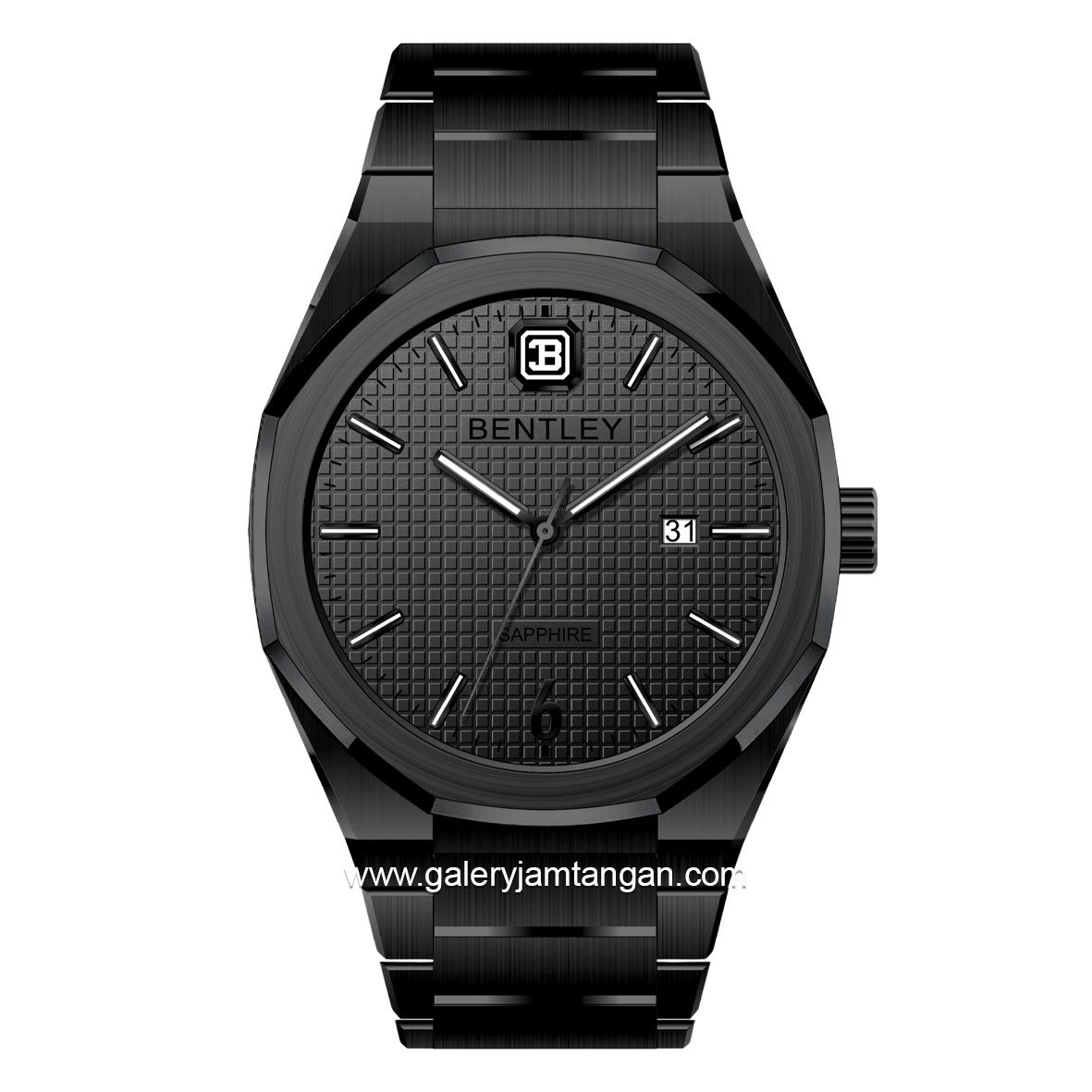 BENTLEY BL-23-05 Full Black Stainless Steel Strap