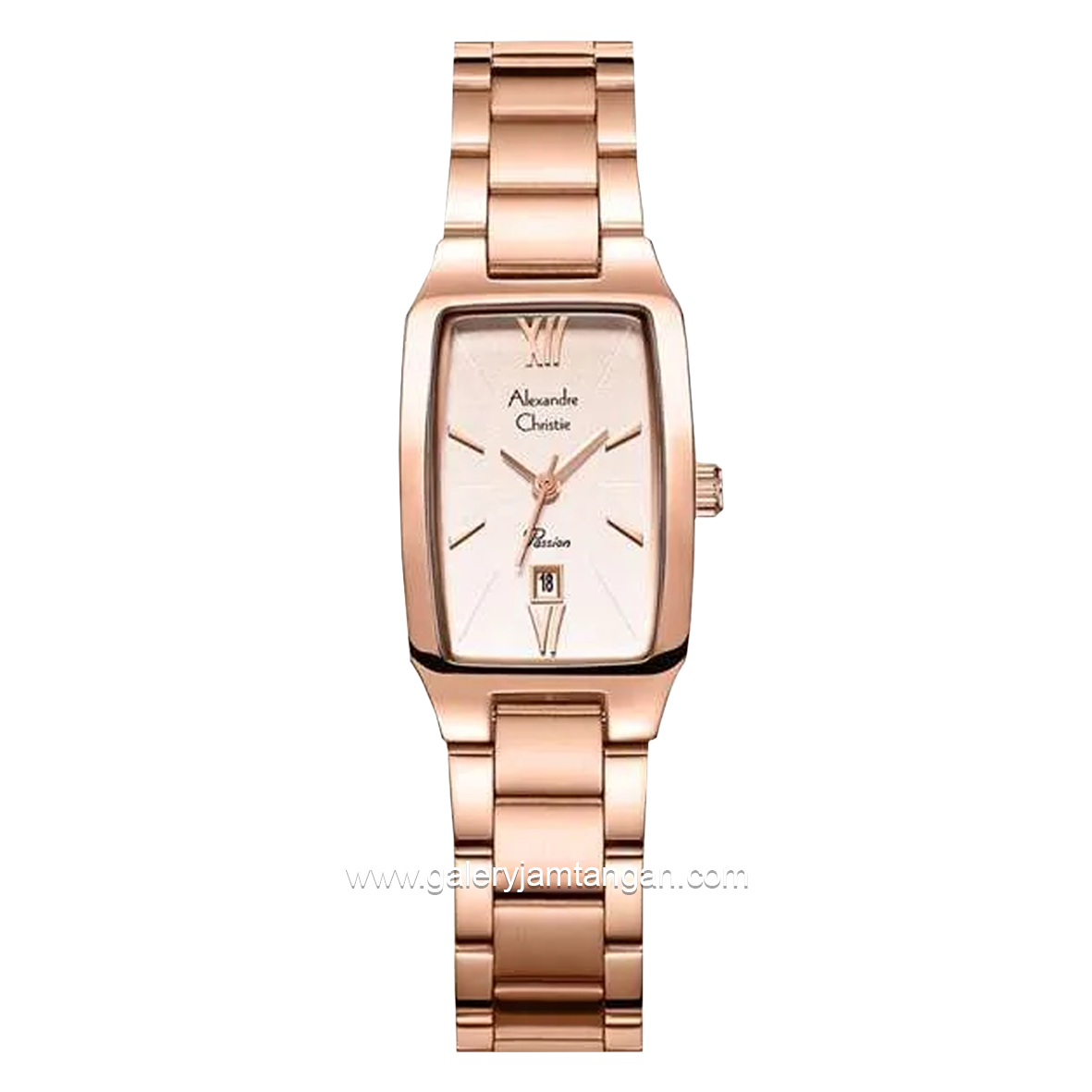 Alexandre Christie Passion AC 2455 LD Rosegold Stainless Steel Stap