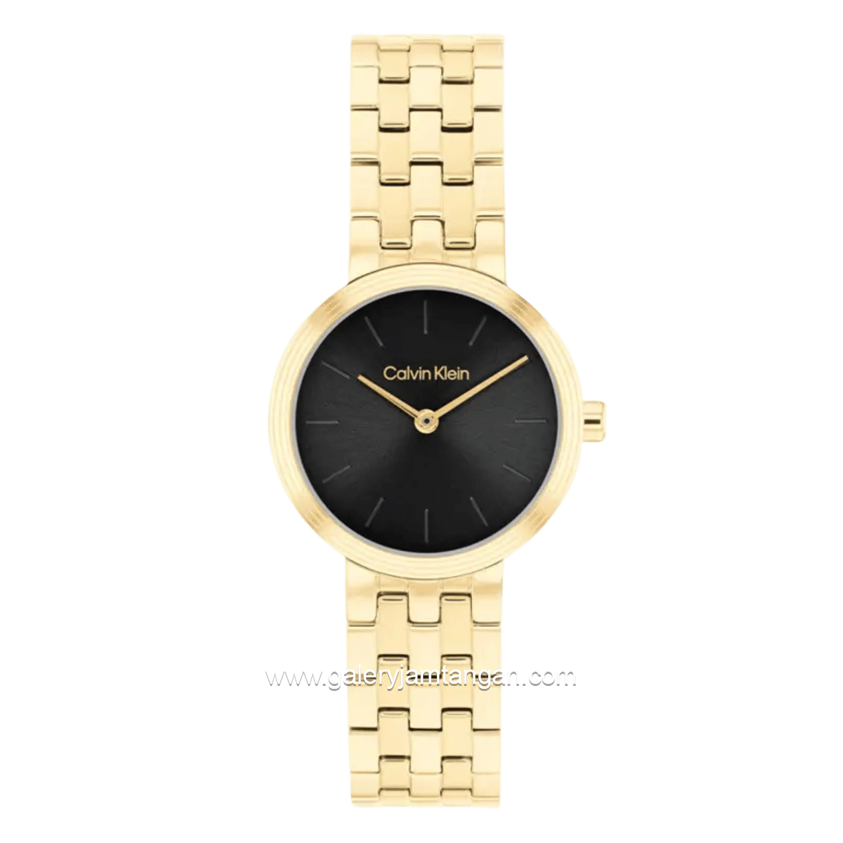 CALVIN KLEIN FORME 25100187 Gold Dial Black Stainless Steel Strap