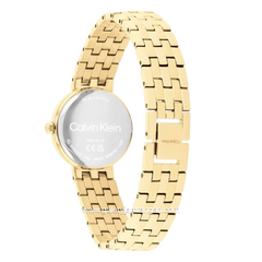 CALVIN KLEIN FORME 25100187 Gold Dial Black Stainless Steel Strap