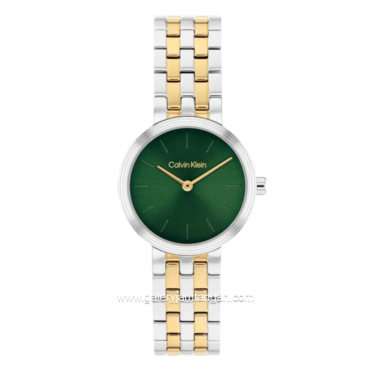 CALVIN KLEIN FORME 25100188 Two Tone Dial Green Stainless Steel