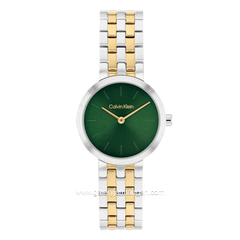 CALVIN KLEIN FORME 25100188 Two Tone Dial Green Stainless Steel