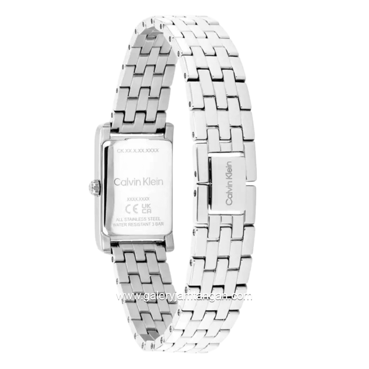 CALVIN KLEIN LIGHT 25100197 Silver Dial Pink Stainless Steel Strap