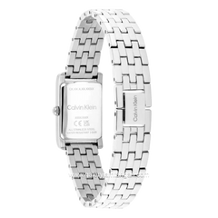 CALVIN KLEIN LIGHT 25100197 Silver Dial Pink Stainless Steel Strap
