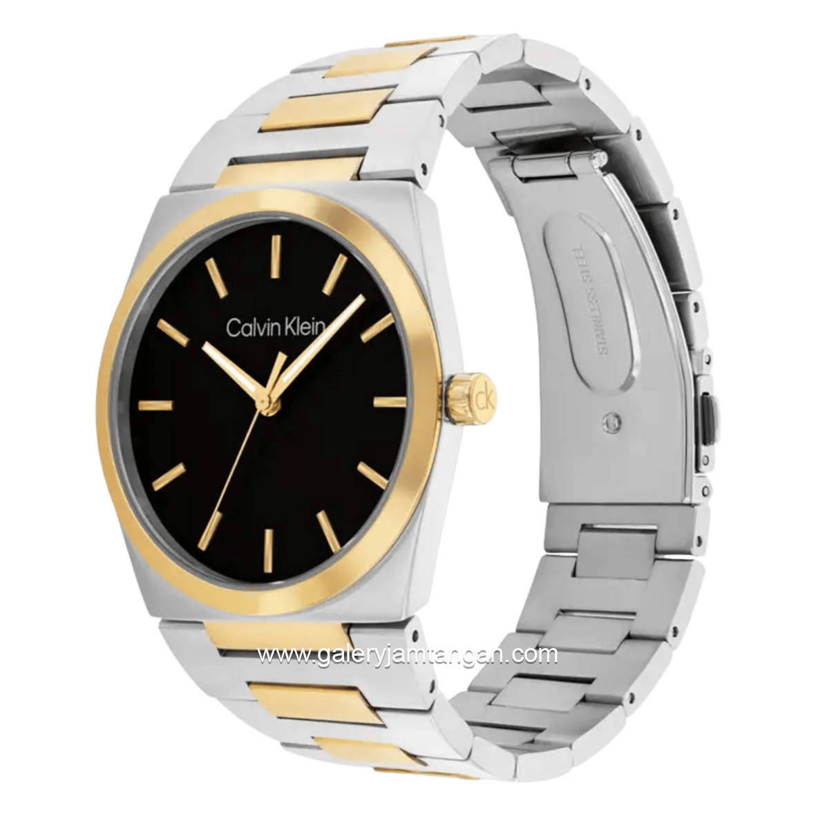 CALVIN KLEIN EMPOWER 25200544 Silver Gold Dial Gold Stainless Steel Strap