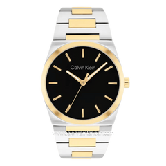 CALVIN KLEIN EMPOWER 25200544 Silver Gold Dial Gold Stainless Steel Strap