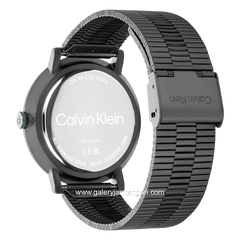 CALVIN KLEIN 25200551 Gray Jarum Green Stainless Steel Strap