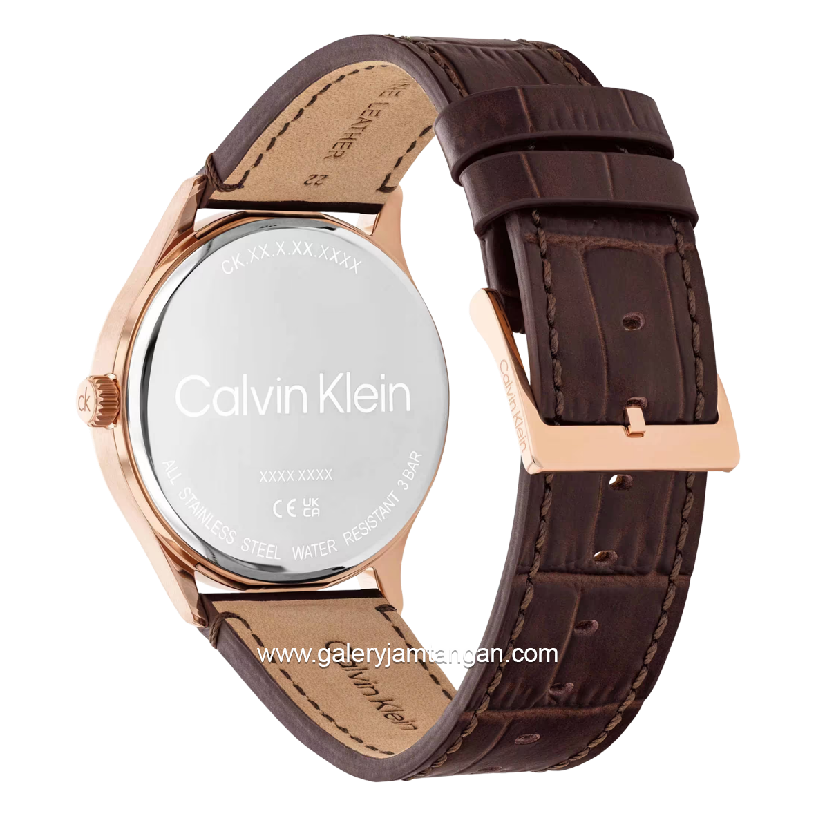 CALVIN KLEIN TAILORED 25200553 Brown Leather Strap
