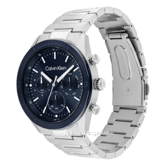 CALVIN KLEIN PERFORMANCE 25200556 Silver Dial Blue Stainless Steel Strap