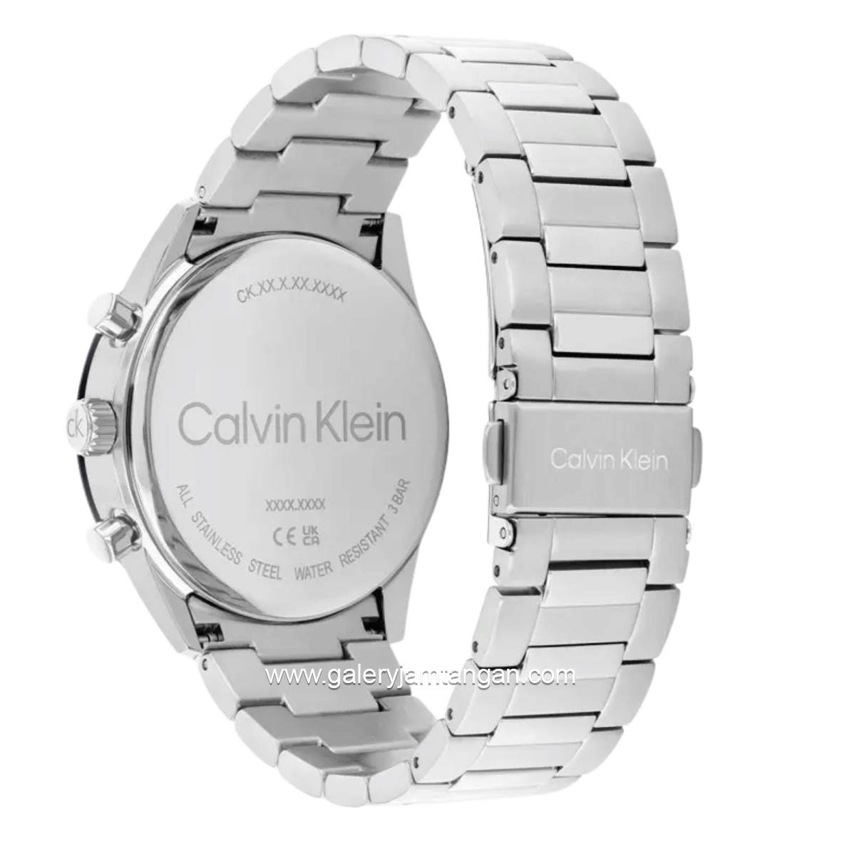 CALVIN KLEIN PERFORMANCE 25200556 Silver Dial Blue Stainless Steel Strap