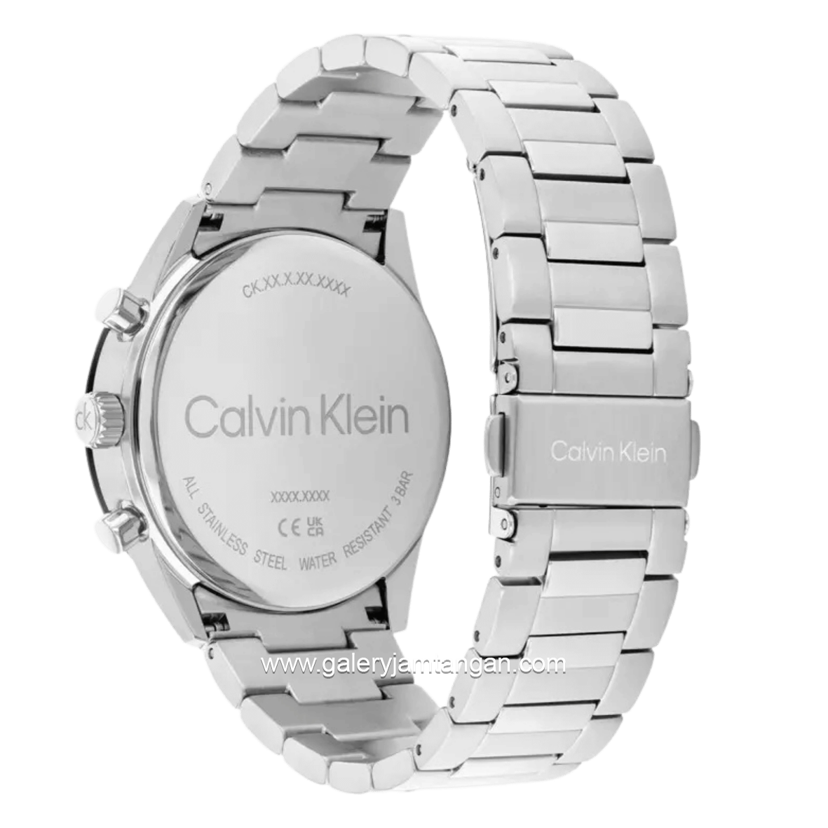 CALVIN KLEIN PERFORMANCE 25200557 Silver Dial Black Stainless Steel Strap