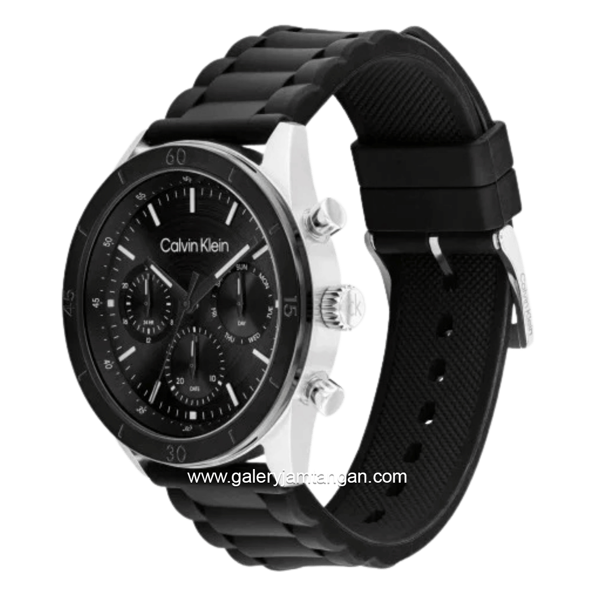 CALVIN KLEIN PERFORMANCE 25200559 Black Rubber Strap