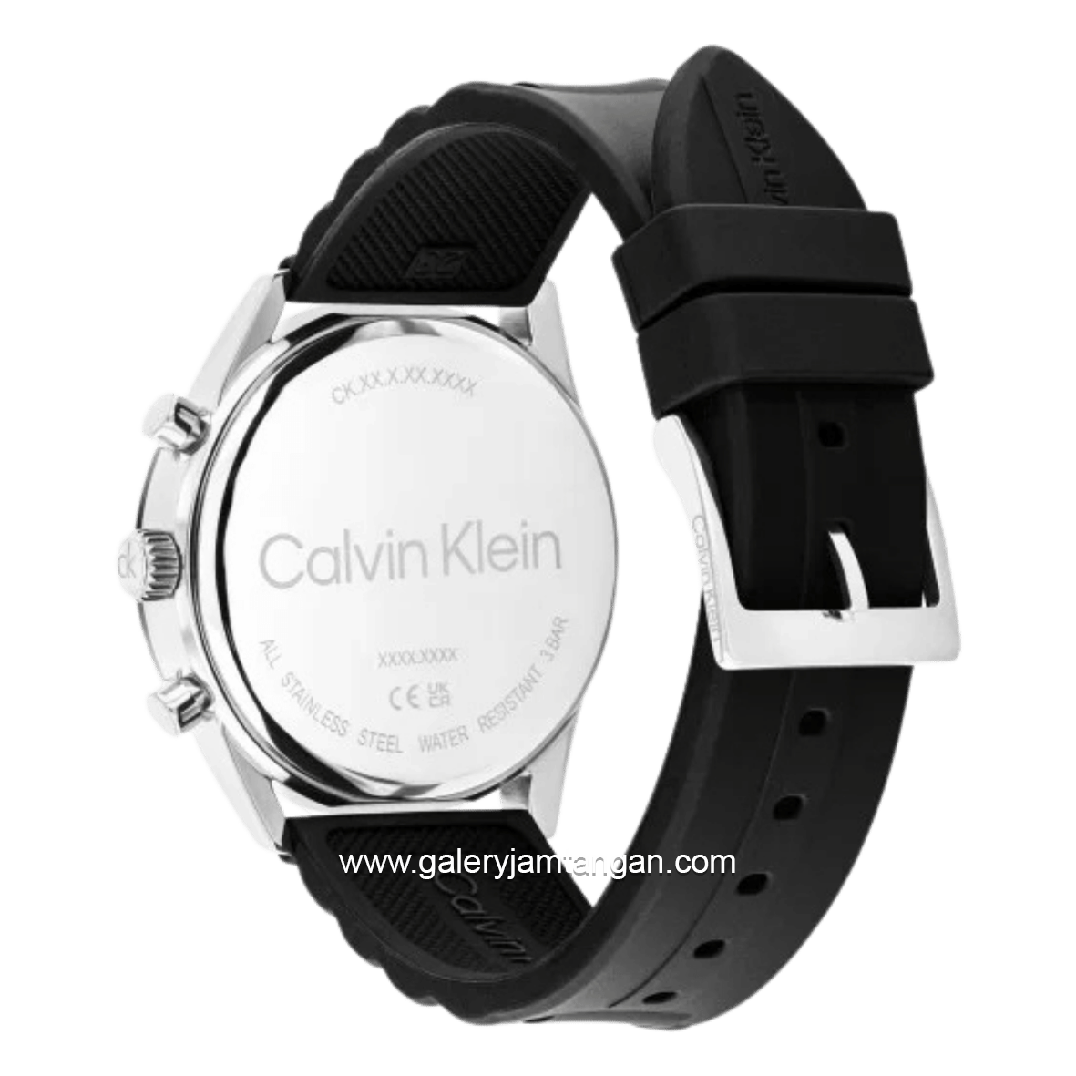 CALVIN KLEIN PERFORMANCE 25200559 Black Rubber Strap