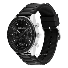 CALVIN KLEIN PERFORMANCE 25200559 Black Rubber Strap