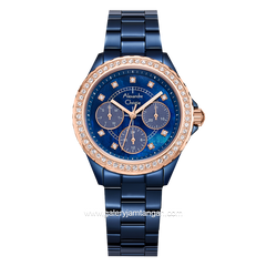 Alexandre Christie AC 2A30 BF Blue Rosegold Stainless Steel