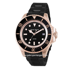 CHRIST VERRA CV71637G-15BLK Black Rosegold Stainless Steel