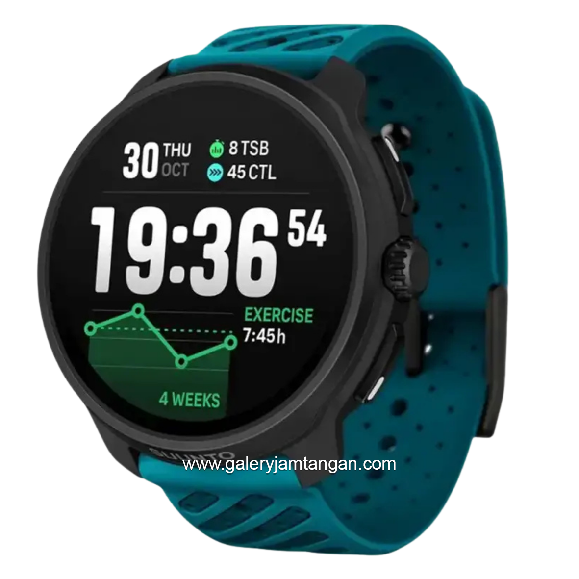 SUUNTO RACE 2 WAVE BLUE Silicone Strap