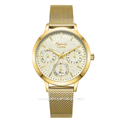 Alexandre Christie AC 2B25 BF Full Gold Shandrope Strap