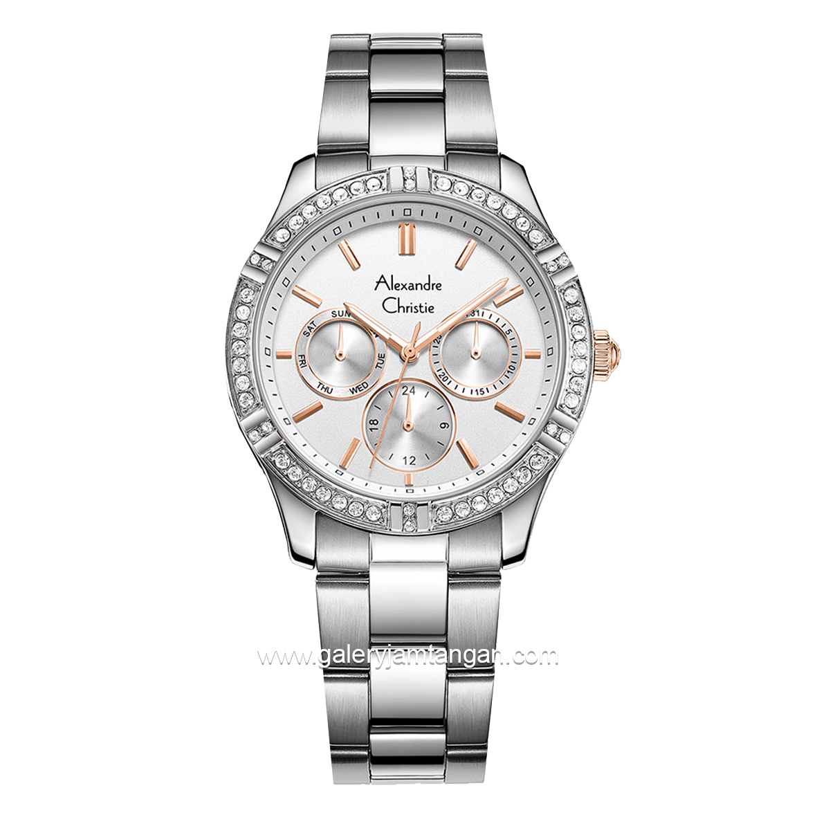 Alexandre Christie AC 2A51 BF Multifunction Silver Stainless Steel