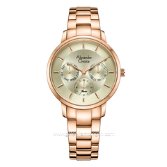 Alexandre Christie Ladies Passion AC 2A88 BF Rosegold Stainless Steel Strap