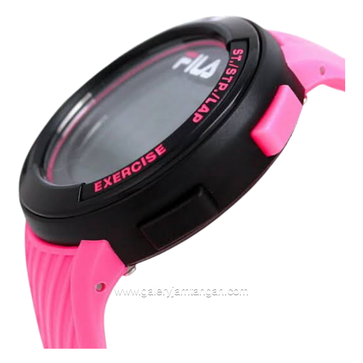 FILA 38-163-004 Digital Pink Black Silicone Strap