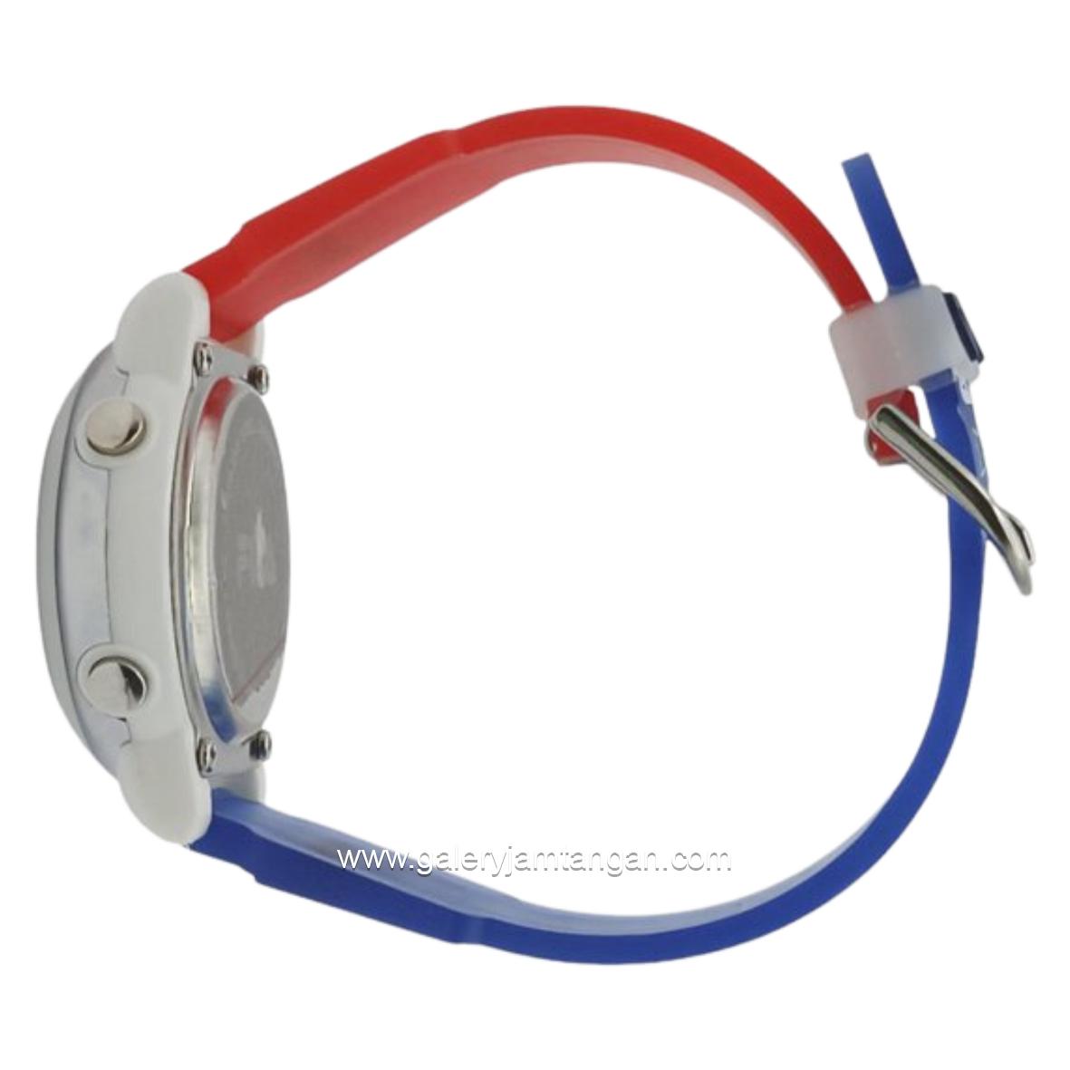FILA 38-218-007 Digital Navy Red Silicone Strap