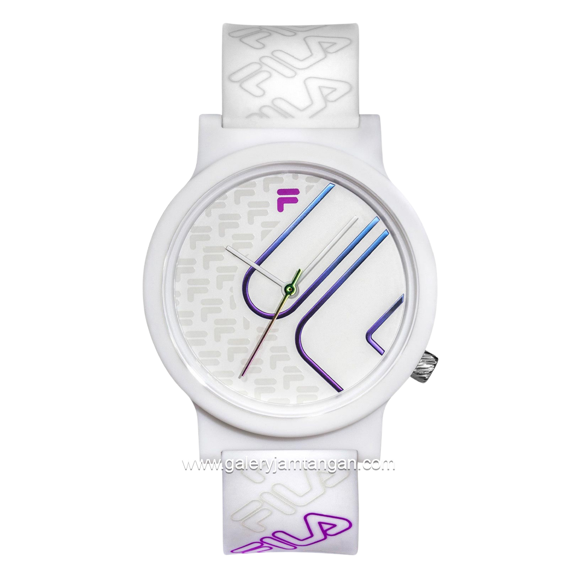 FILA 38-320-201 Full White Silicone Strap