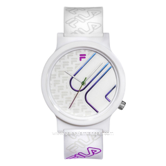 FILA 38-320-201 Full White Silicone Strap