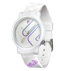FILA 38-320-201 Full White Silicone Strap
