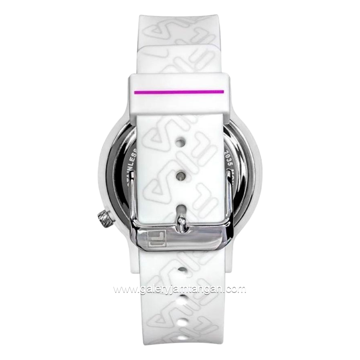 FILA 38-320-201 Full White Silicone Strap