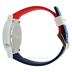 FILA 38-320-203 Red Blue Alloy Rubber Strap